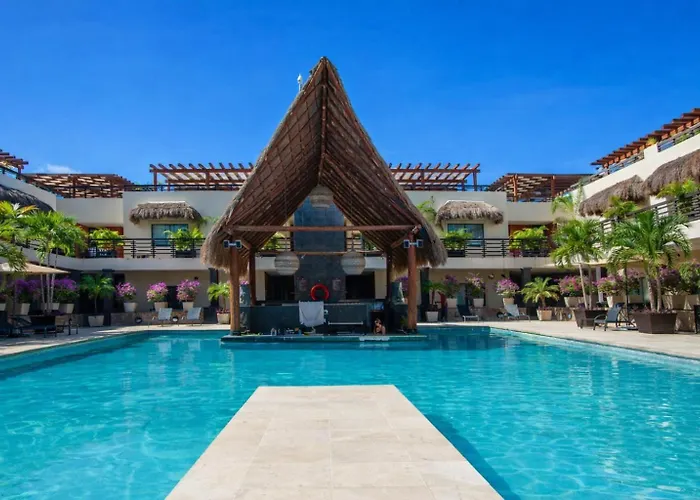Panoramic Oceanview Pool At Aldea Thai Playa del Carmen